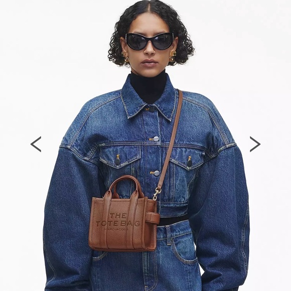 NWT Marc Jacobs The Tote Bag crossbody argan oil - Picture 5 of 5